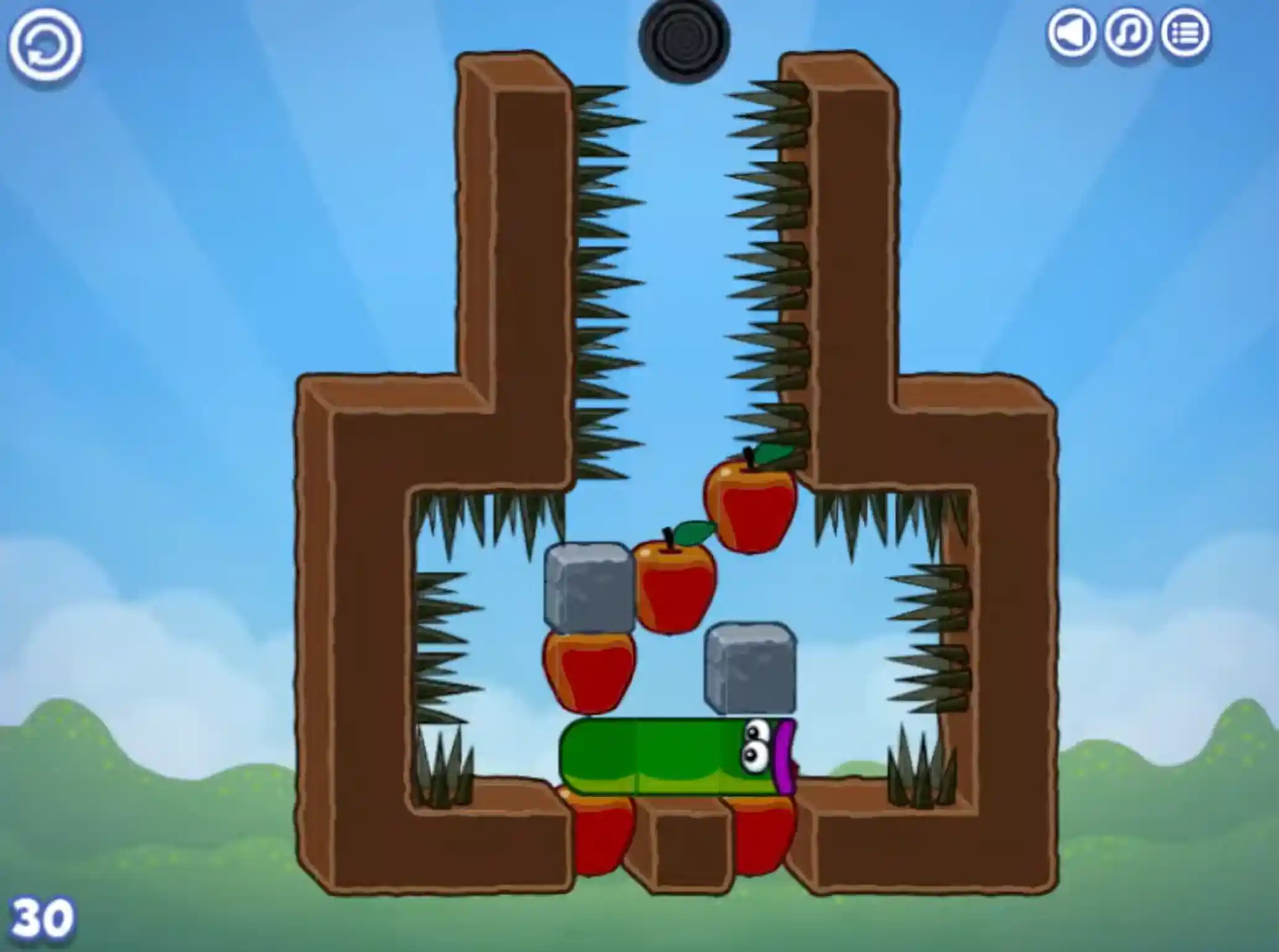 Apple Worm Level 30 Guide