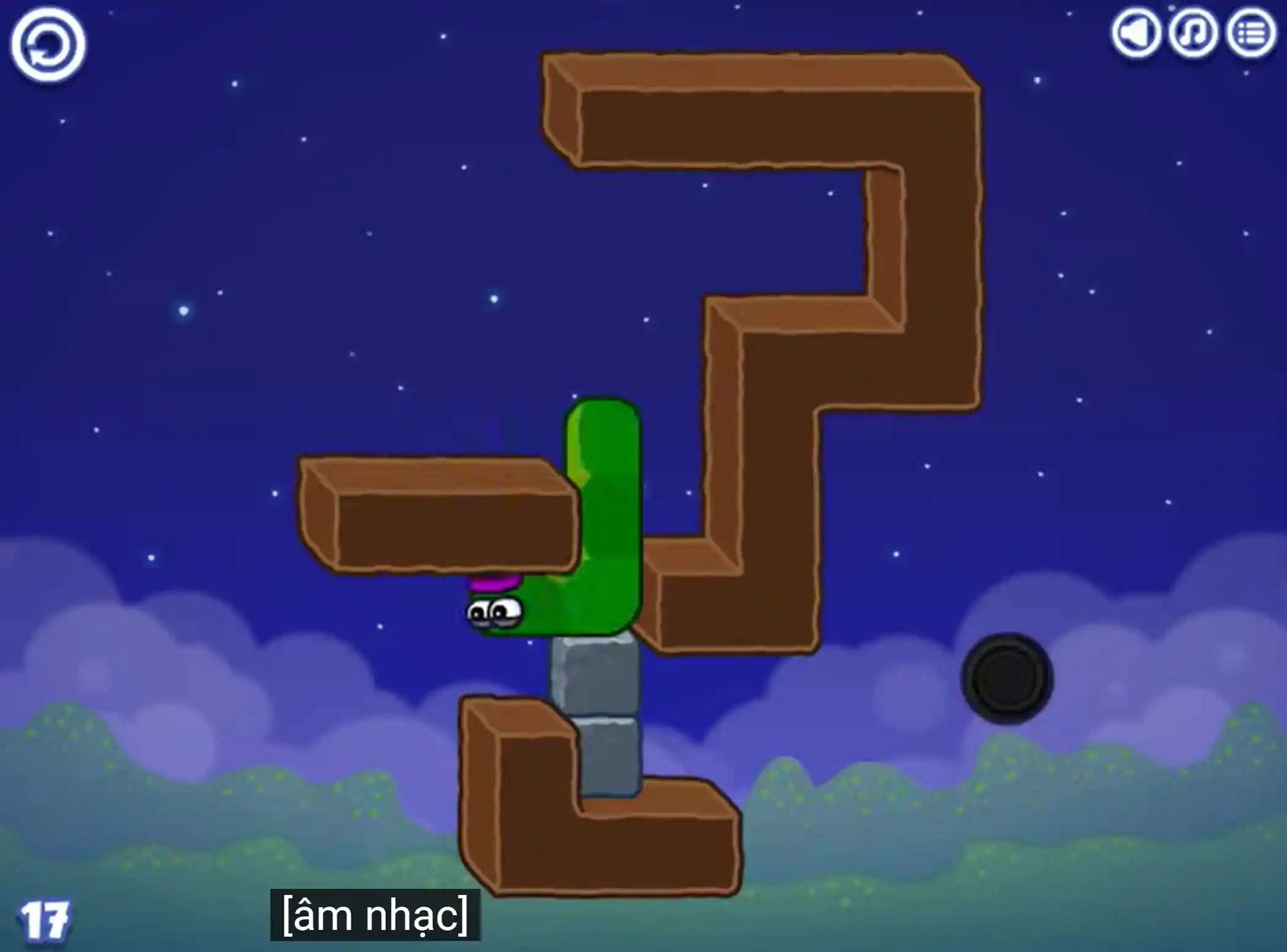 Apple Worm Level 17