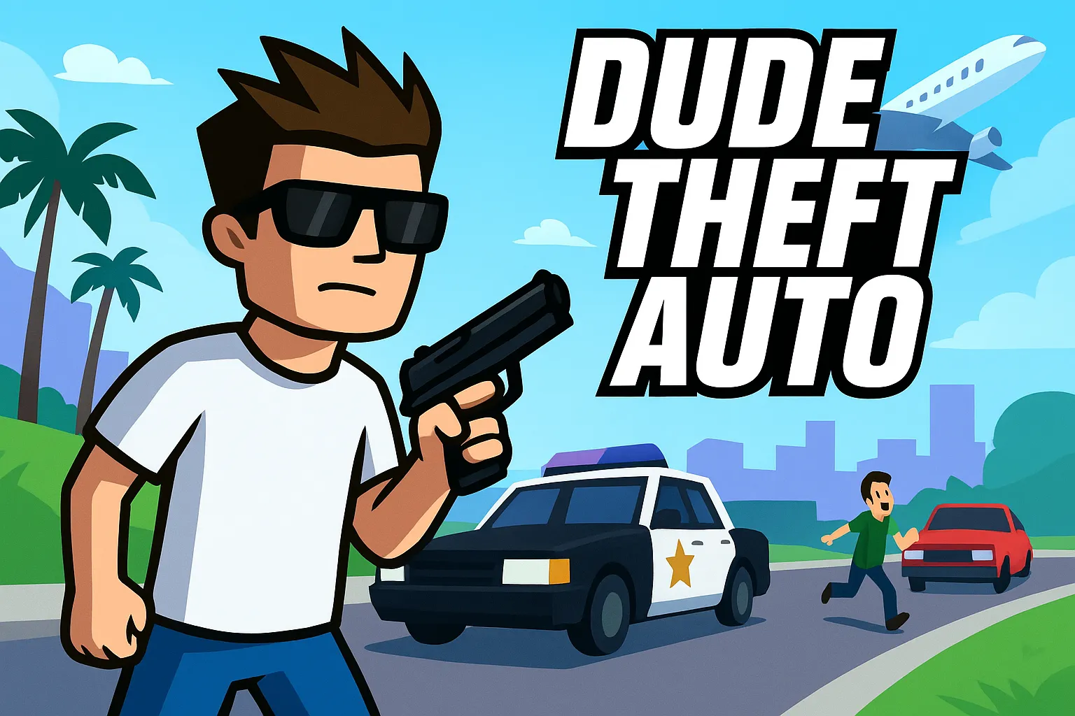 Dude Theft Auto: The Funniest Open-World Game You Can Play Online for Free
