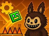 Labubu in the World of Geometry Dash