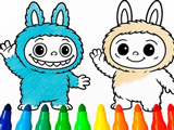 Labubu Coloring: Cute Monsters