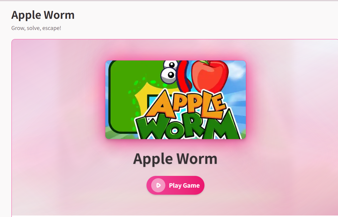 Apple Worm
