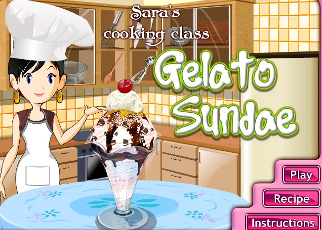 Sara's Cooking Class: Gelato Sundae